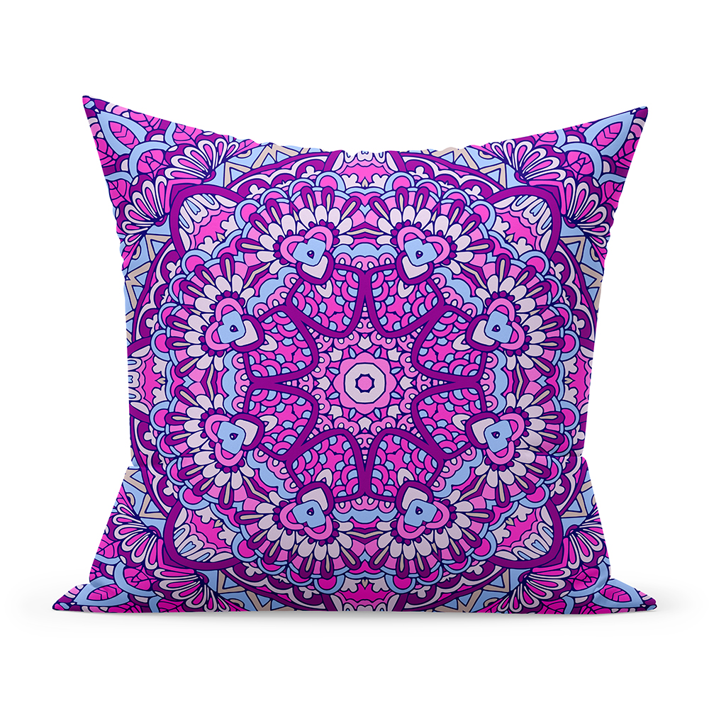 Pillowcase - mandala purple