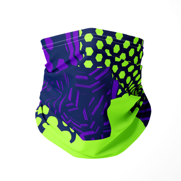 Scarf 65 - neon spots