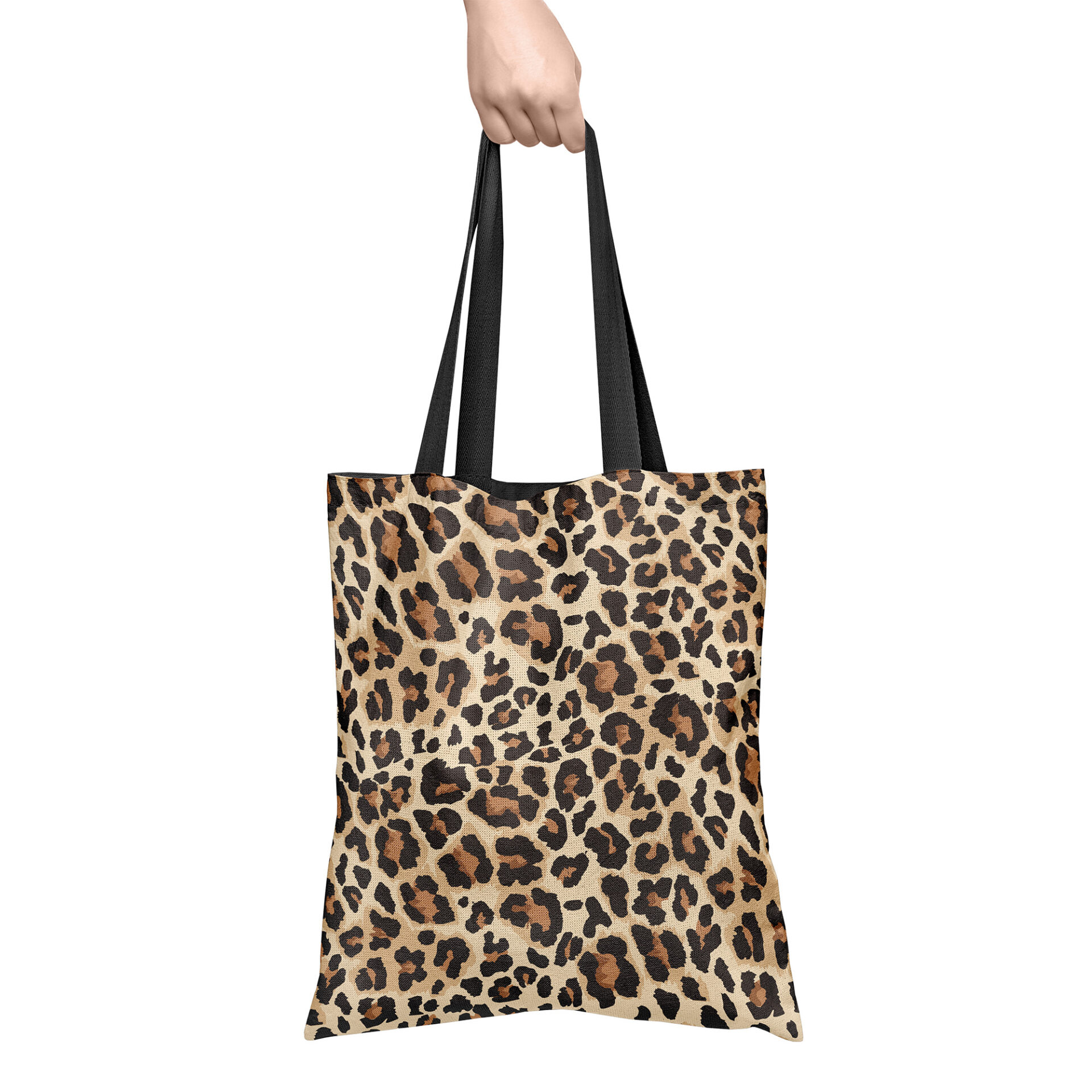 Fabric bag - leopard print