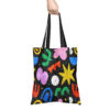 Fabric bag - colorful figures