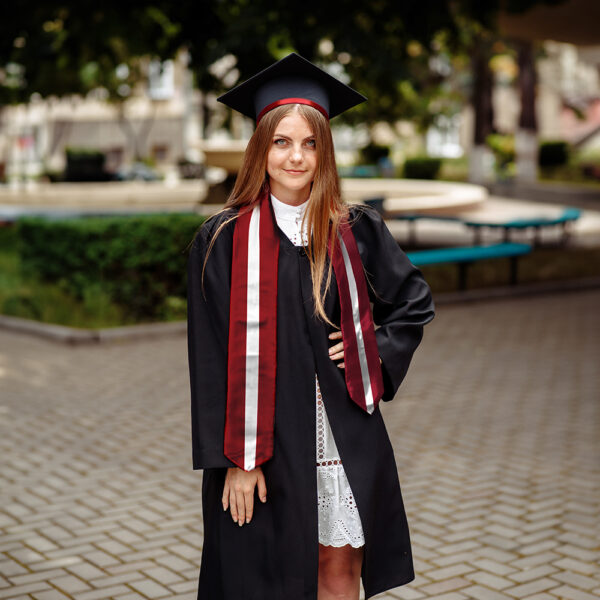 Graduate shoulder strap - Latvian flag