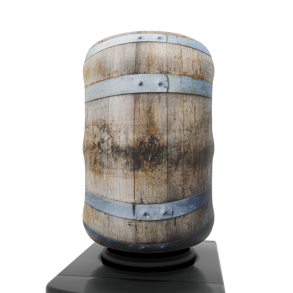 Water bottle cover - Wooden barrel