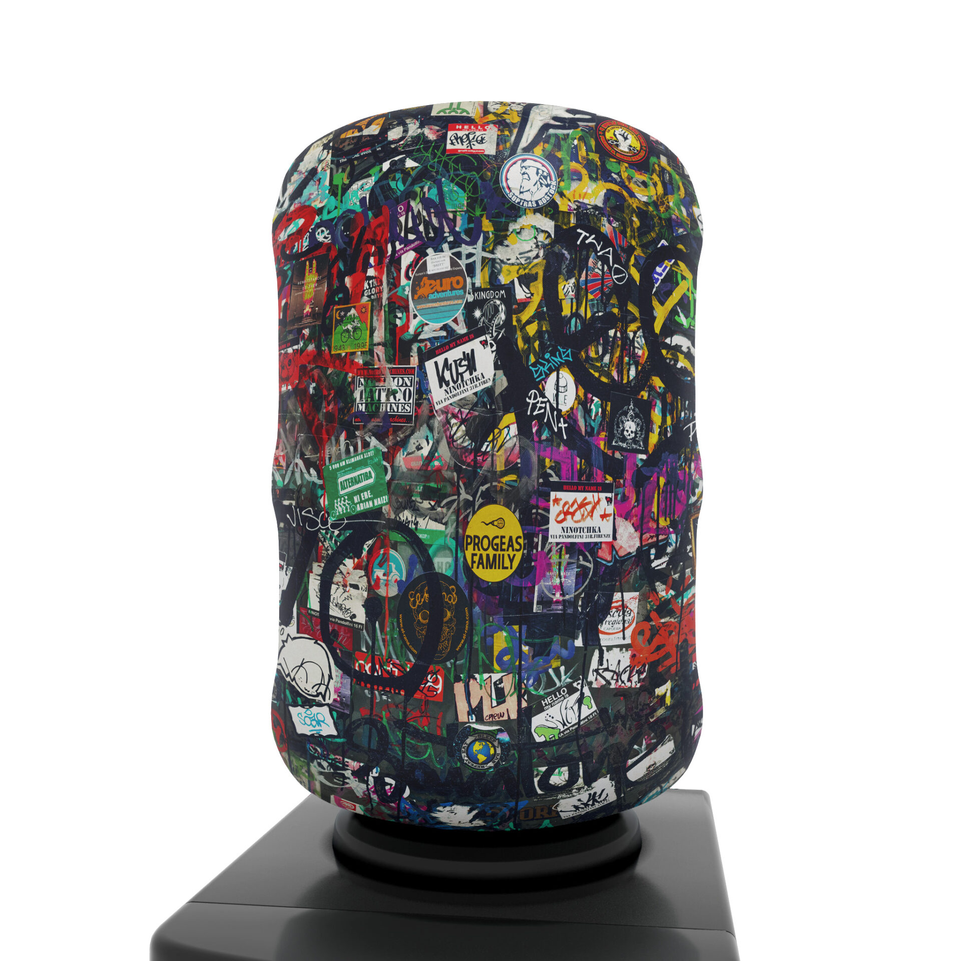 Water bottle cover - urban stories