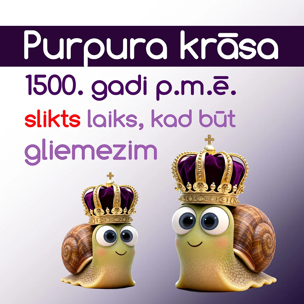 Kā radās purpura krāsa?