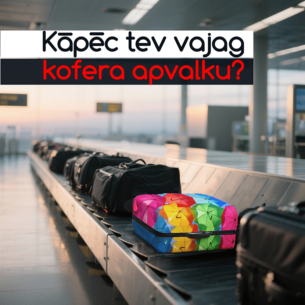 Iemesli kāpēc tev vajag ceļojumu kofera apvalku