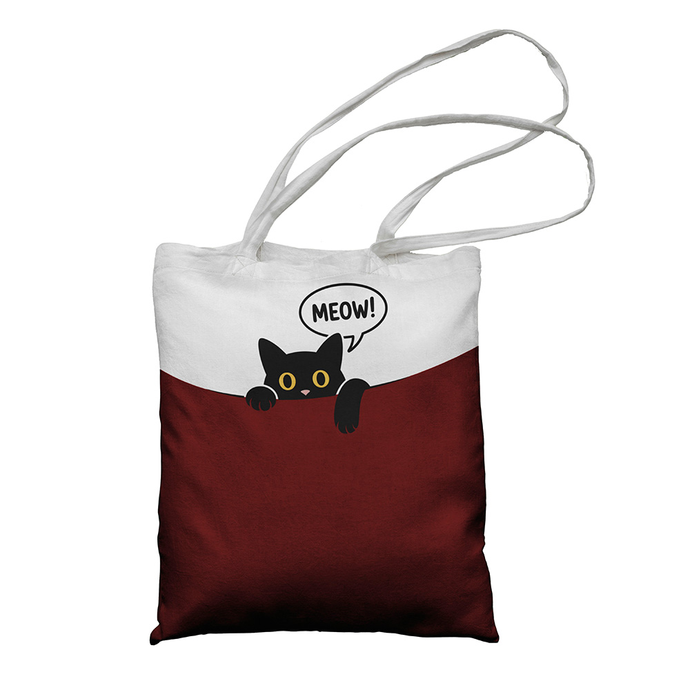 Тканевая сумка - Мяу