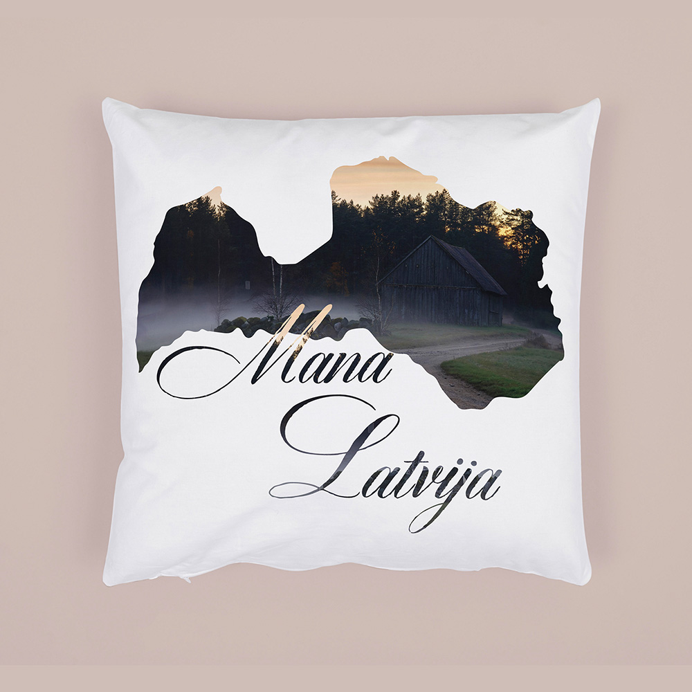Pagalvės užvalkalas - Mano Latvija