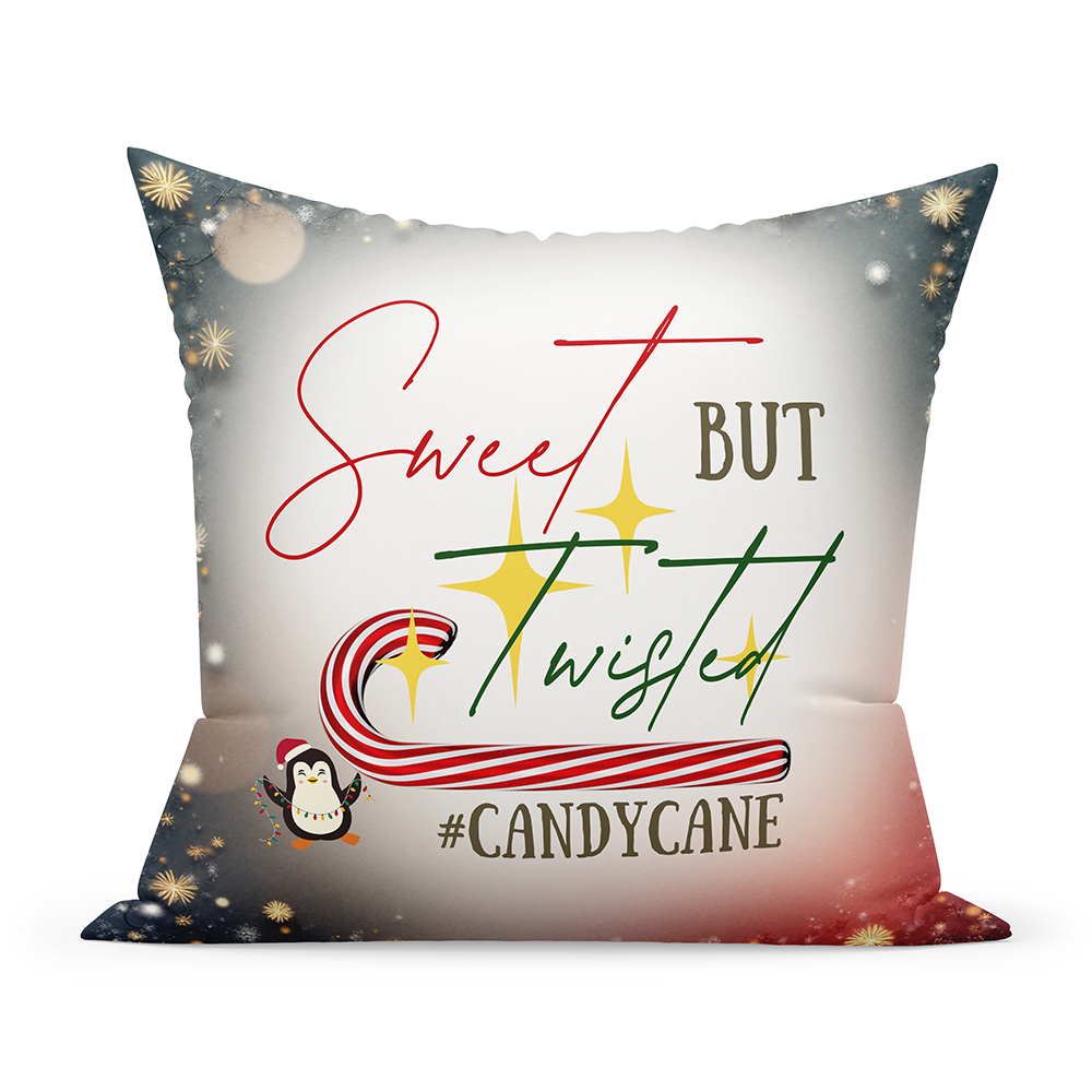 Pagalvės užvalkalas - saldainių lazdelė