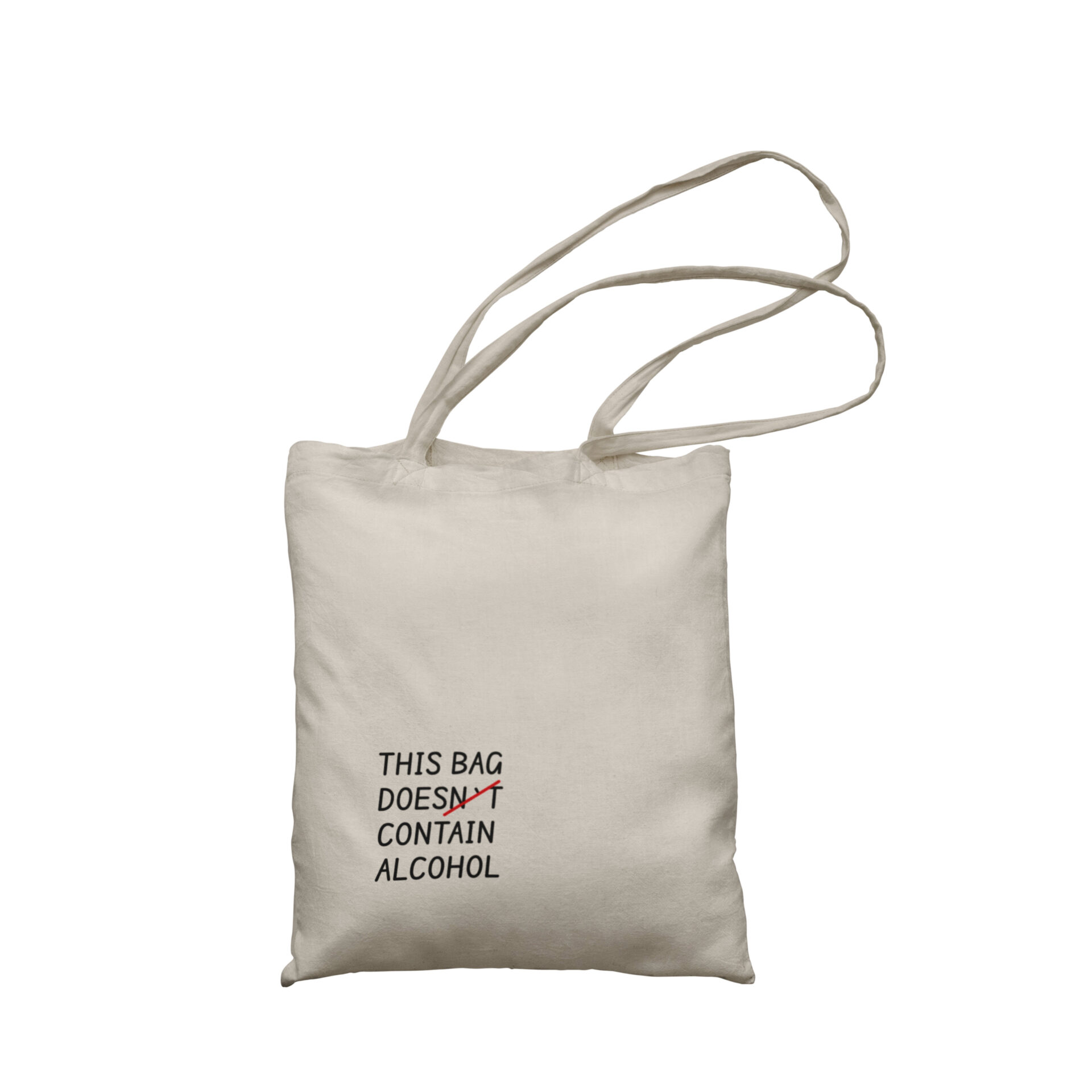 Тканевый мешок — вероятно, содержит алкоголь.