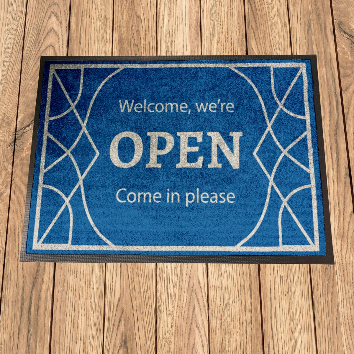 Paklājs - Open sign