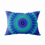 Spilvendrāna - mandala zila - violeta