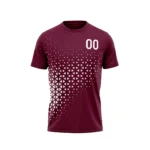 Sporta T-krekls bordo-balts