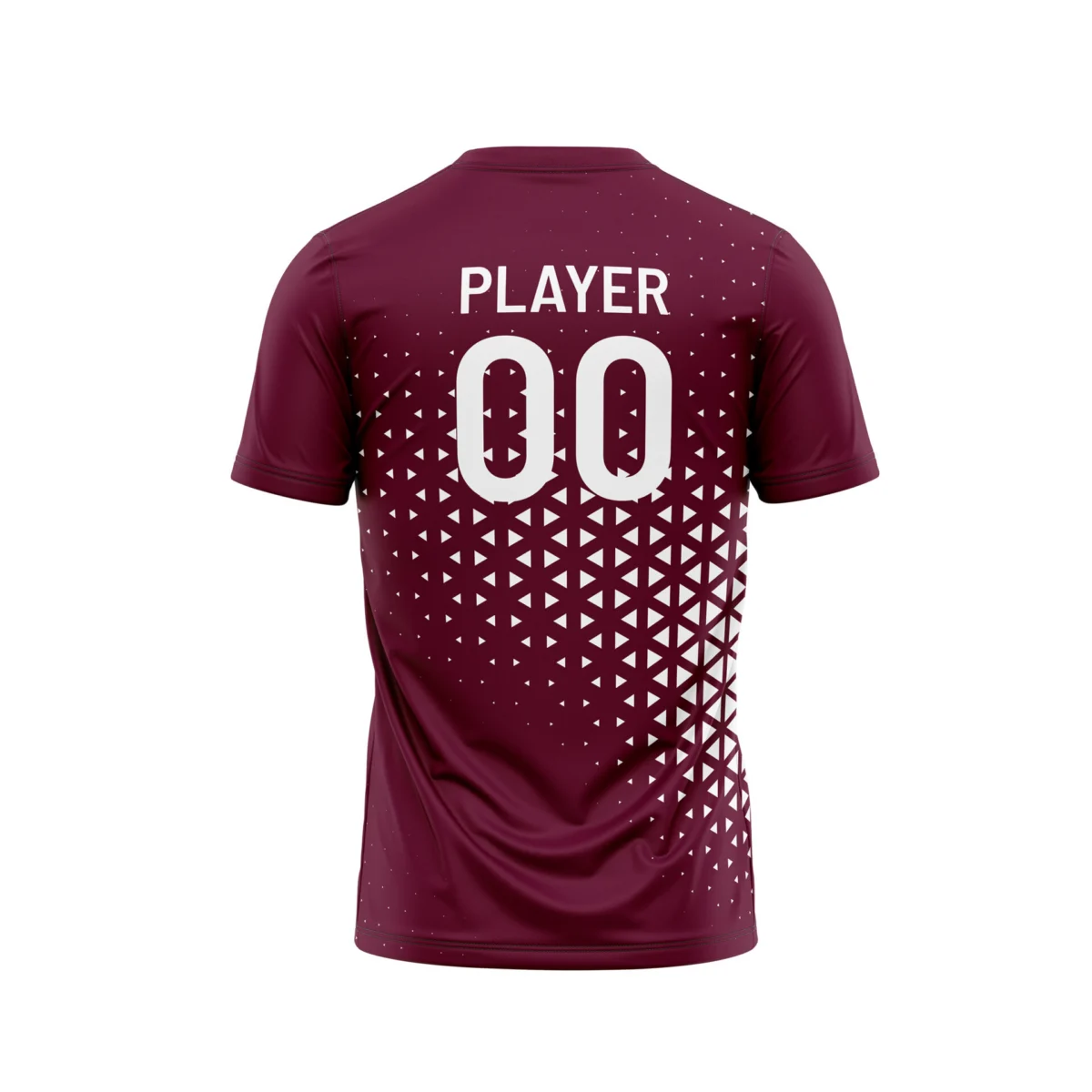 Sporta T-krekls bordo-balts