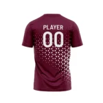 Sporta T-krekls bordo-balts