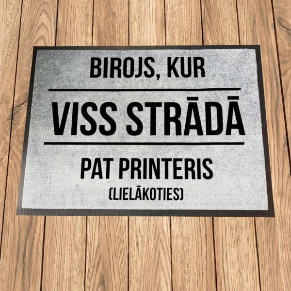 Paklājs - Viss strādā!