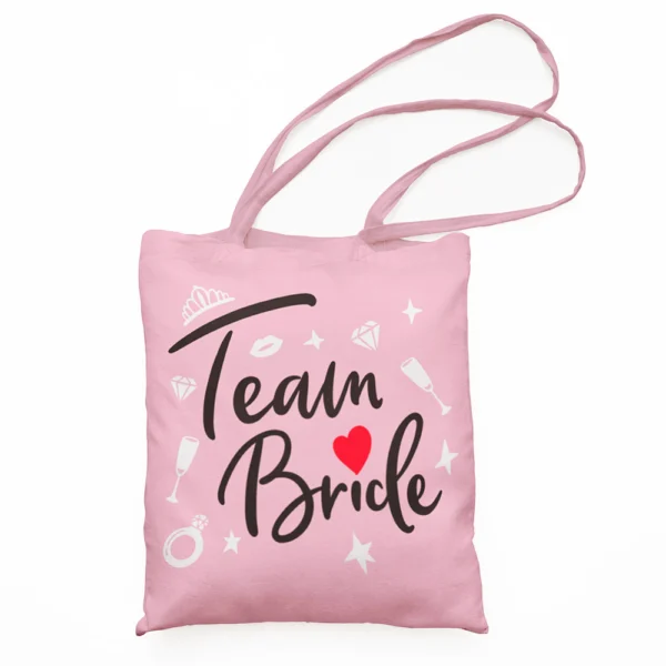 Auduma maisiņš - team bride Nr.1